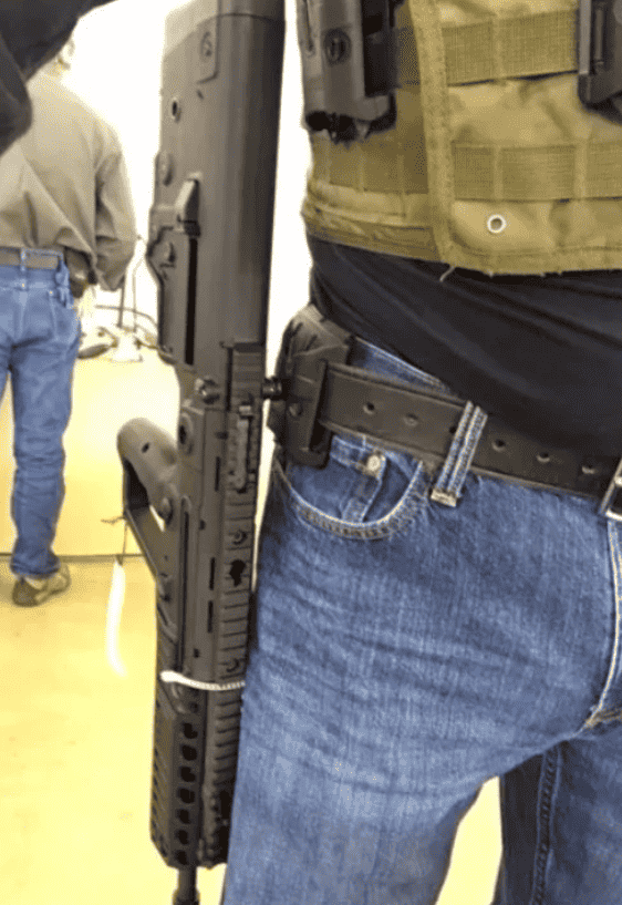 Universal Rifle Support System AR AK Belt Molle Holster